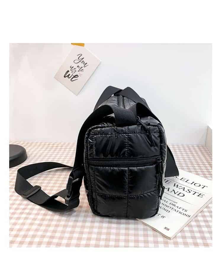 Bolso cruzado informal para mujer, bandolera de hombro de gran capacidad, para invierno, 2021