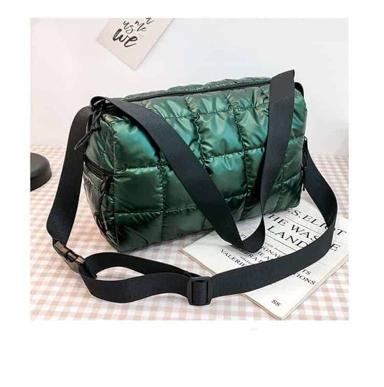 Bolso cruzado informal para mujer, bandolera de hombro de gran capacidad, para invierno, 2021