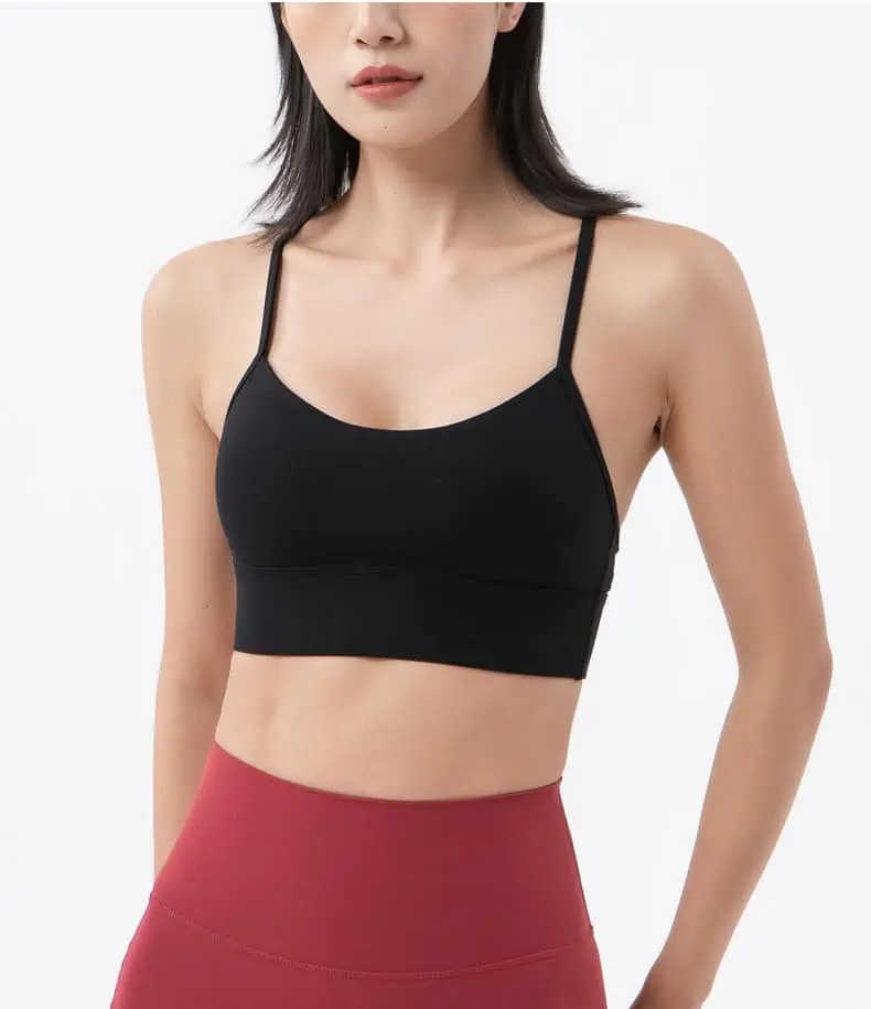 SOISOU-Top Sexy para mujer, Sujetador deportivo para Yoga, Fitness, espalda elástica Y transpirable, ropa interior femenina, Tops, 2022