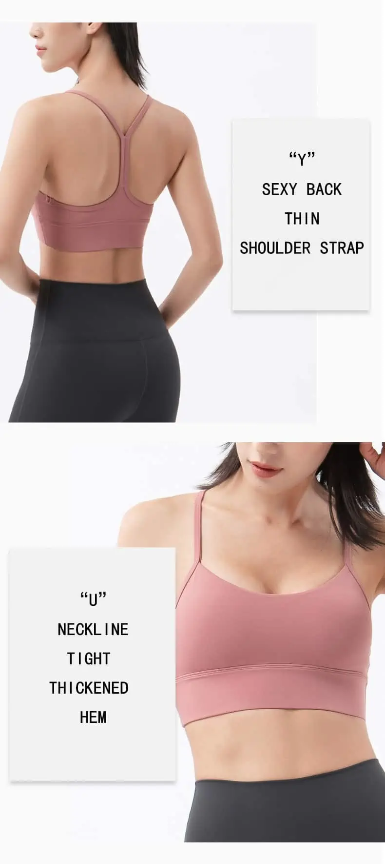 SOISOU-Top Sexy para mujer, Sujetador deportivo para Yoga, Fitness, espalda elástica Y transpirable, ropa interior femenina, Tops, 2022