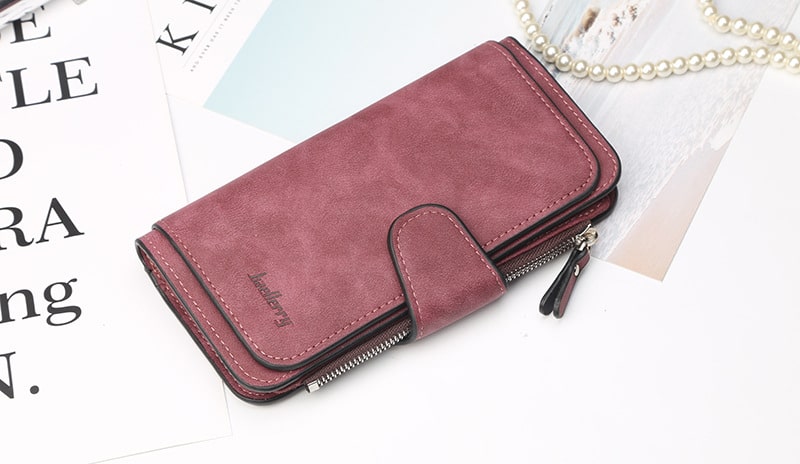 Cartera de diseñador de lujo para mujer, cartera larga de tres pliegues con múltiples posiciones, monedero multifunción, tarjetero, novedad de 2021