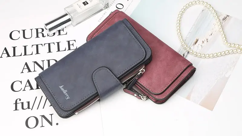 Cartera de diseñador de lujo para mujer, cartera larga de tres pliegues con múltiples posiciones, monedero multifunción, tarjetero, novedad de 2021