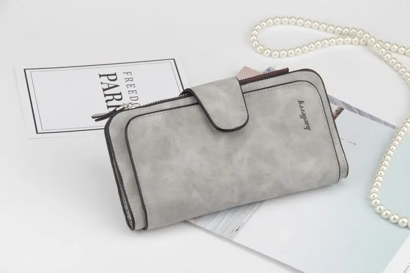 Cartera de diseñador de lujo para mujer, cartera larga de tres pliegues con múltiples posiciones, monedero multifunción, tarjetero, novedad de 2021