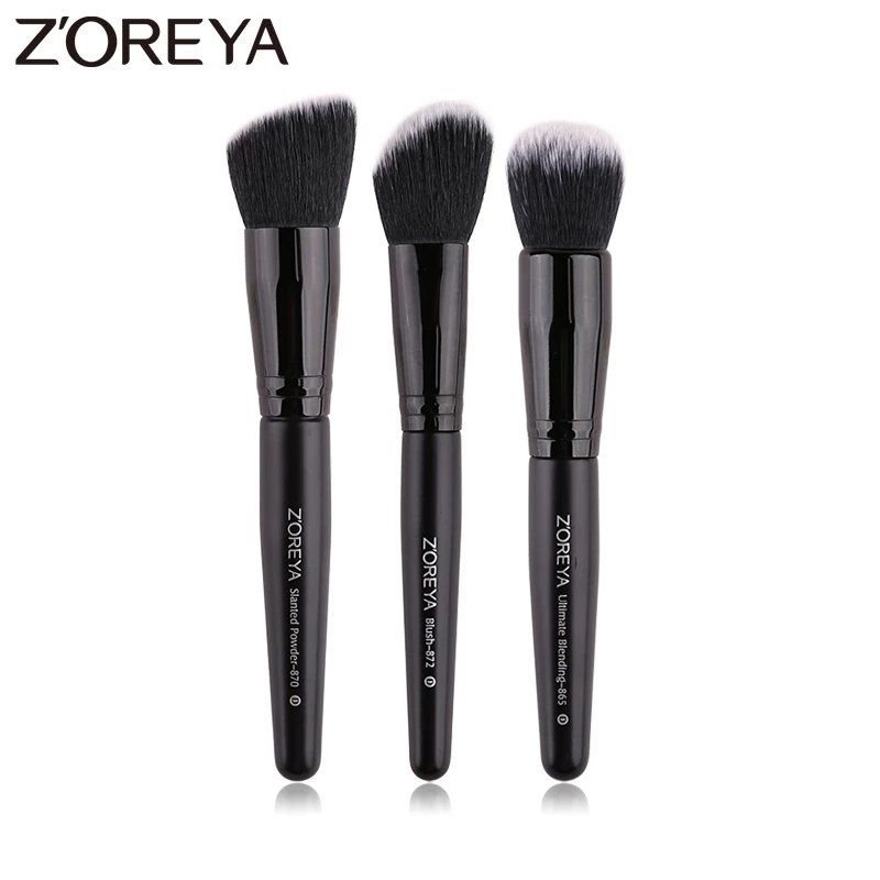 3Pcs Black Brushes