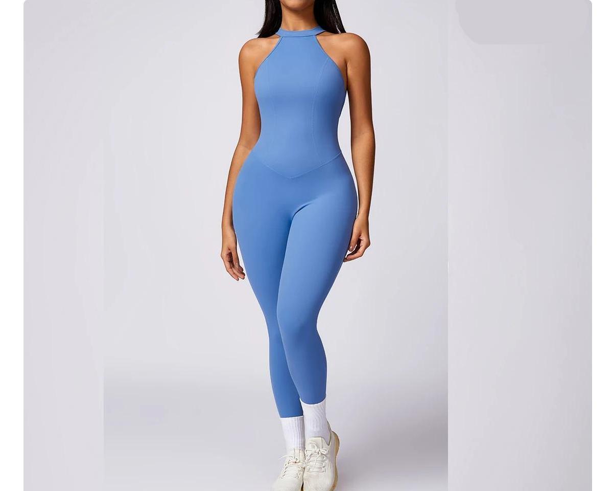 Women's One-piece Yoga Pants Short/Long-sleeved Warm ski Overalls Outerwear High Elastic Cycling Bodybuilding Bodysuit