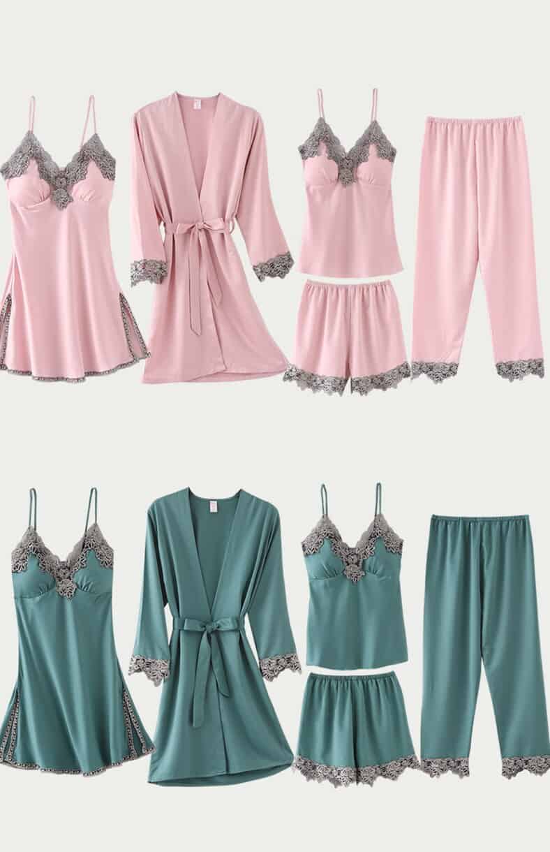 Set de Lencería Pijama 1-5 Piezas