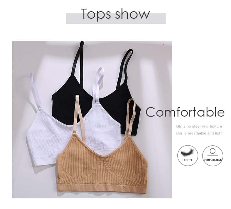 FINETOO-Conjunto de bragas de algodón sin costuras para mujer, conjunto de ropa interior suave de cintura baja, lencería activa, Top corto de Fitness