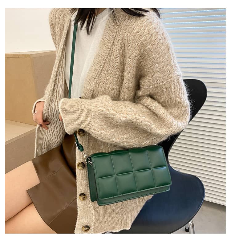 Bolso de hombro para mujer, bolsa femenina de un solo hombro literario de diseño, de tendencia, cruzado, para otoño e invierno, 2021