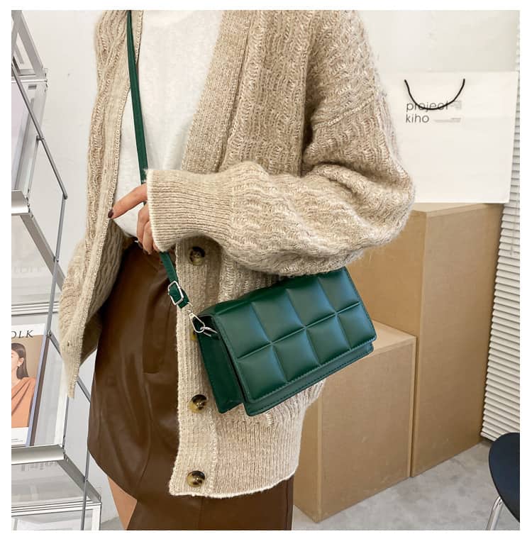 Bolso de hombro para mujer, bolsa femenina de un solo hombro literario de diseño, de tendencia, cruzado, para otoño e invierno, 2021