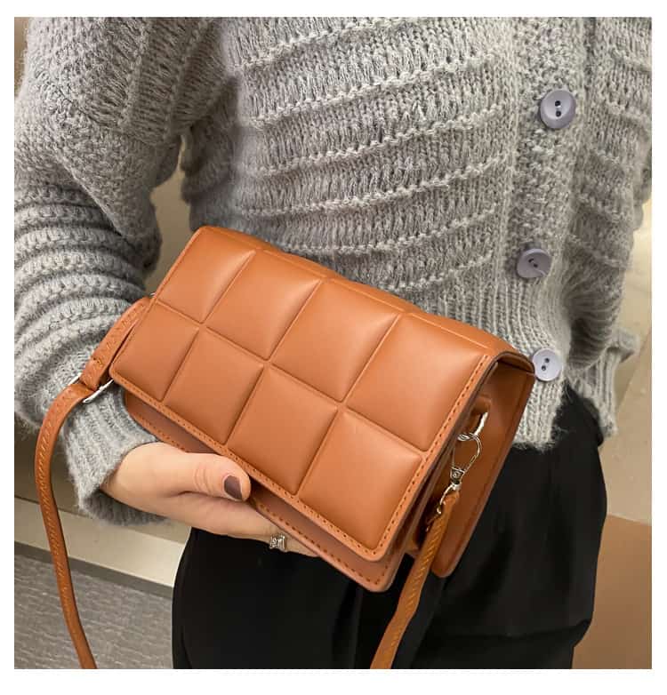 Bolso de hombro para mujer, bolsa femenina de un solo hombro literario de diseño, de tendencia, cruzado, para otoño e invierno, 2021