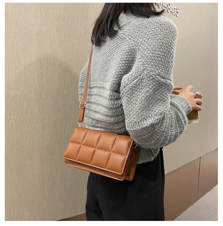 Bolso de hombro para mujer, bolsa femenina de un solo hombro literario de diseño, de tendencia, cruzado, para otoño e invierno, 2021